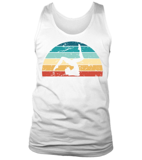 Retro Gymnastics Sunset Vintage sports Sunrise Tank Top Unisex