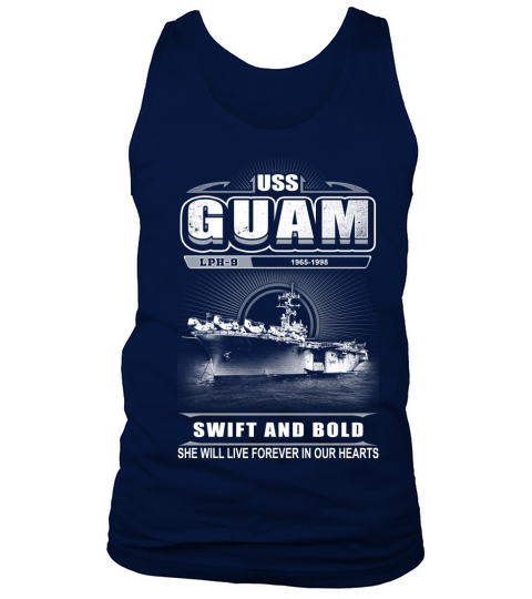 USS Guam LPH 9 She will give live forever in our heart - Coffee Mug (colored) Tank Top Unisex