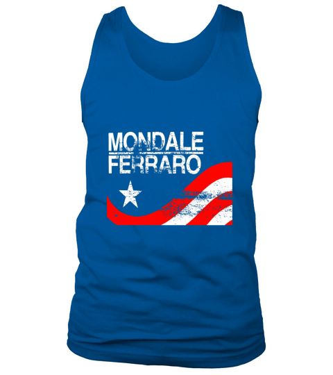 Vintage Mondale &amp;amp;amp; Ferraro 84 Campaign Long Sleeve Shirt Tank Top Unisex