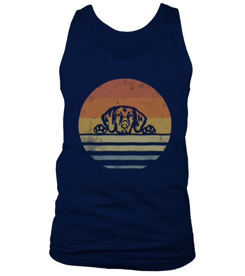 Vintage Retro Vizsla Tank Top Unisex