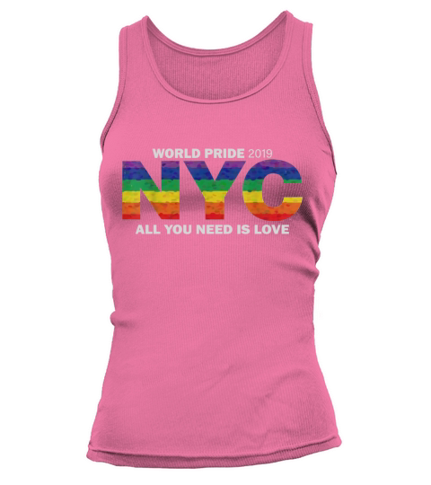 2019 NYC World Pride, New York Pride LGBTQ shirt Tank top Woman