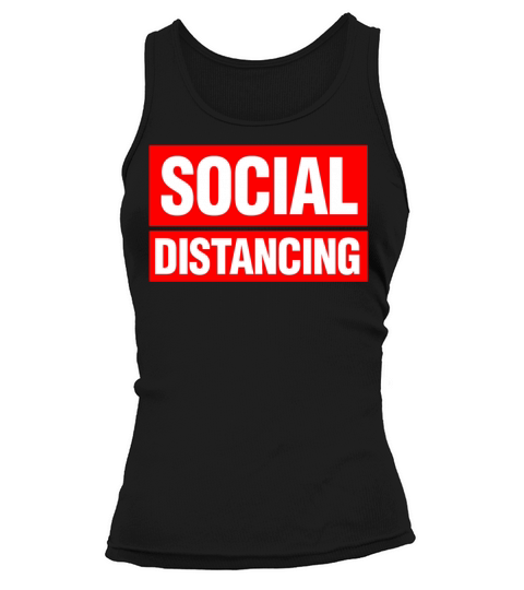 Social Distancing Quote 2020 Introvert Teen Fun Tank top Woman