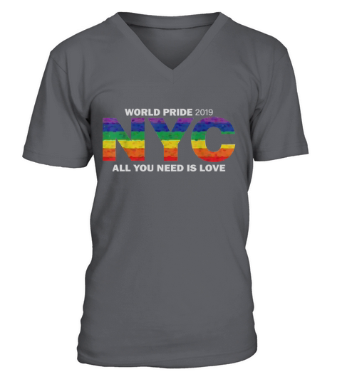 2019 NYC World Pride, New York Pride LGBTQ shirt V-Neck T-shirt