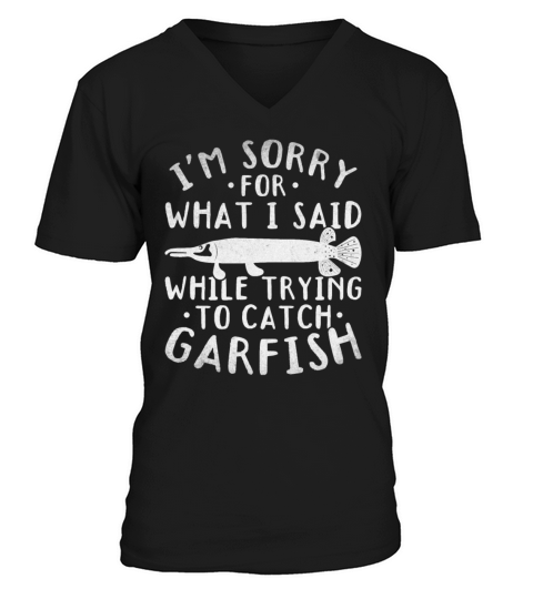 Im Sorry For What I Said While Trying To Catch V-Neck T-shirt