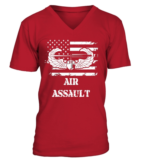 US Army Air Assault Badge Shirt V-Neck T-shirt