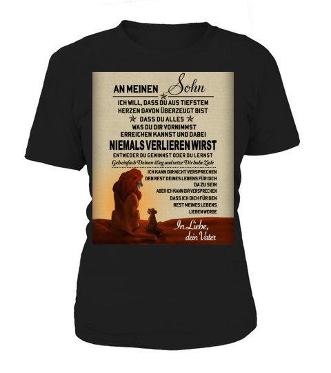 An Meinen Sohn - Coffee Mug (colored) Women's T-Shirt