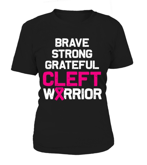 Cleft Palate Lip Proud Strong Awareness design Women's T-Shirt