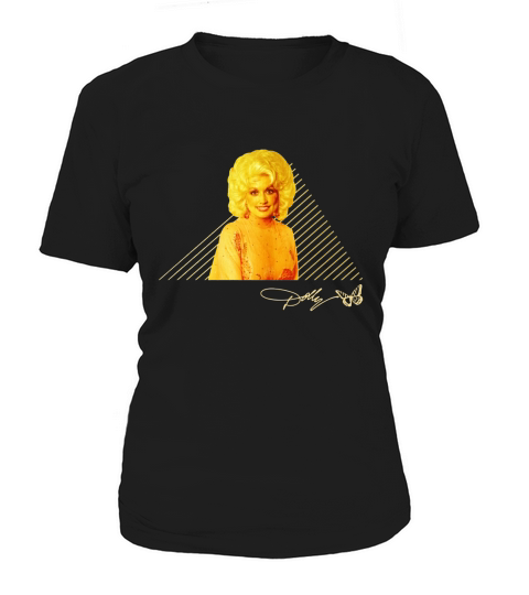 Dolly Parton Retro Gold with signature Women's T-Shirt
