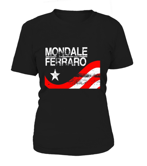 Vintage Mondale &amp;amp;amp; Ferraro 84 Campaign Long Sleeve Shirt Women's T-Shirt