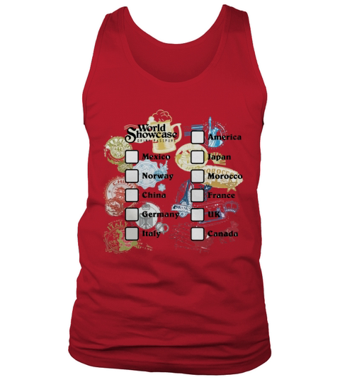 Drink Around the World-EPCOT Passport Shirt Tank Top Unisex