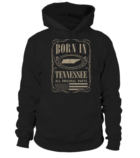 Vintage America US States Born Tennessee Hoodie Unisex
