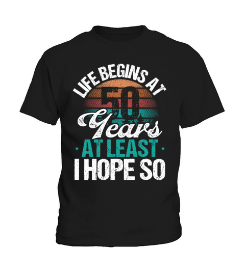 50th Birthday Idea Vintage Humor Funny 50 Year Old Kids T-Shirt