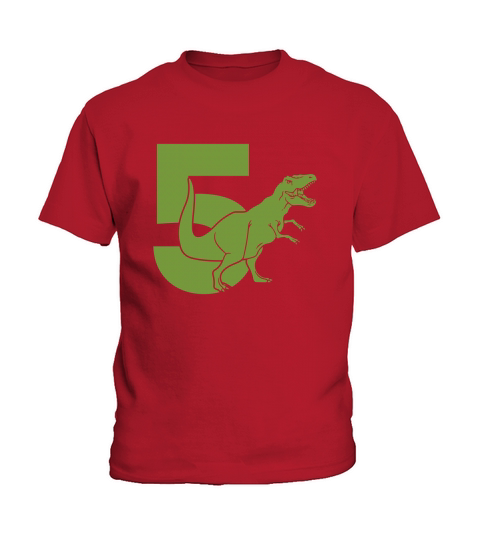 Dinosaur Number(5) Kids T-Shirt