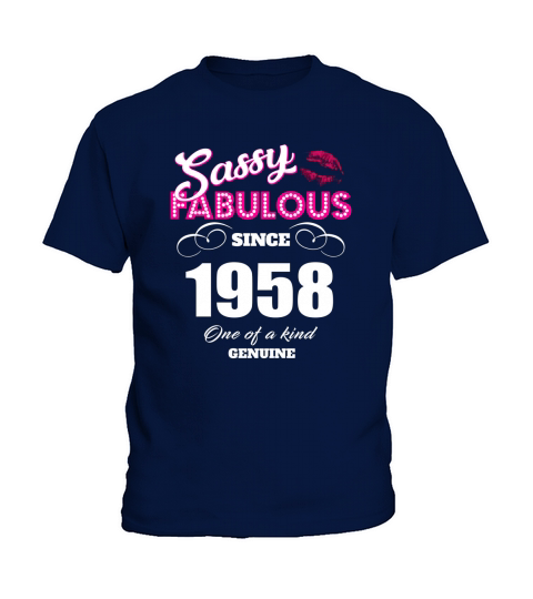 Sassy Fabulous Since 1958 - Women TShirt Kids T-Shirt