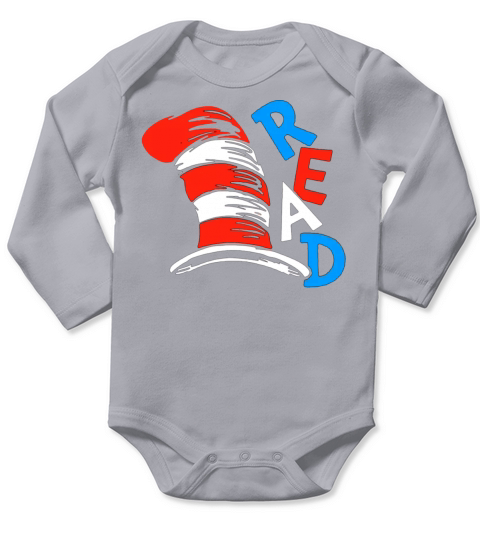 I Love Read Long Sleeve Baby One-Piece