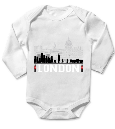 London Long Sleeve Baby One-Piece