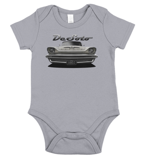 1957 DeSoto Firesweep Front Short Sleeve Baby One-Piece