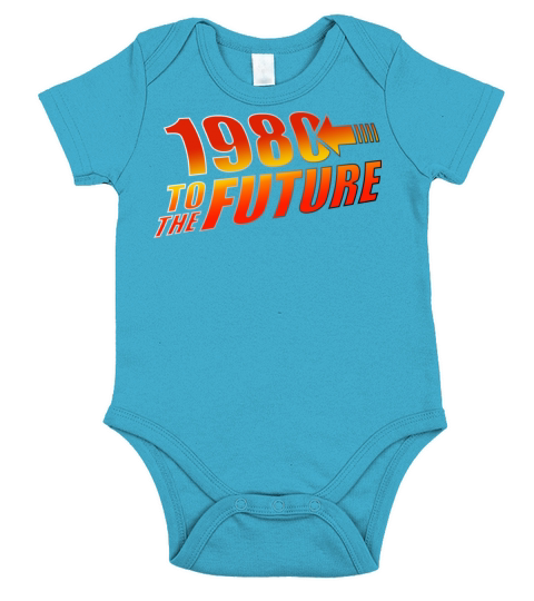 1980 to the future Short Sleeve Baby One-Piece