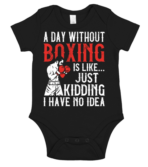 Boxing Vintage A Day Without Short Sleeve Baby One-Piece