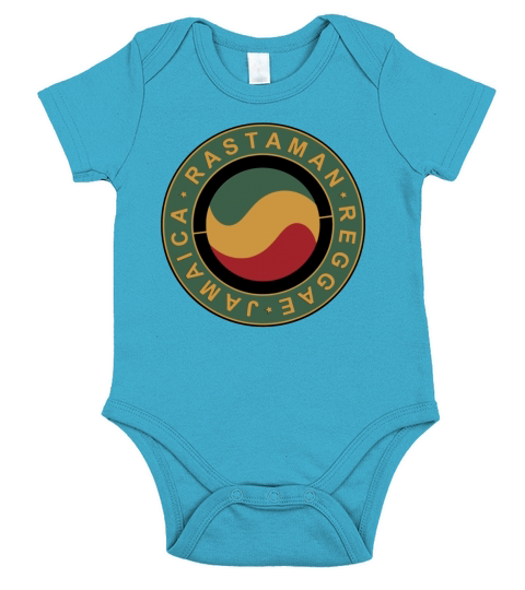 rastaman rebel reggae Short Sleeve Baby One-Piece