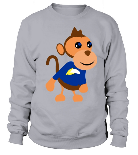 cute monkey Sweatshirt Unisex
