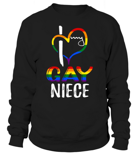 Love Gay Niece Pride LGBT Rainbow Pride Month Sweatshirt Unisex