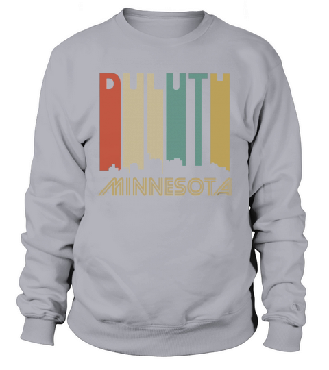 Retro 1970s Style Duluth Minnesota Sweatshirt Unisex