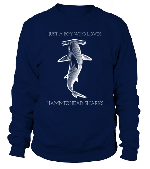 Shark Sayings Boys Just A Boy Who Loves Sweatshirt Unisex