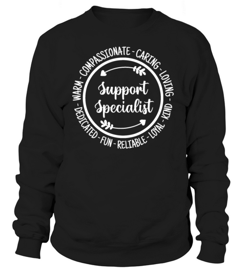 Support Specialist Funny Service Manager Vintage Sweatshirt Unisex