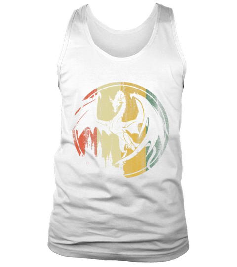 Retro Dragon Vintage Castle Dungeon Fantasy Tank Top Unisex