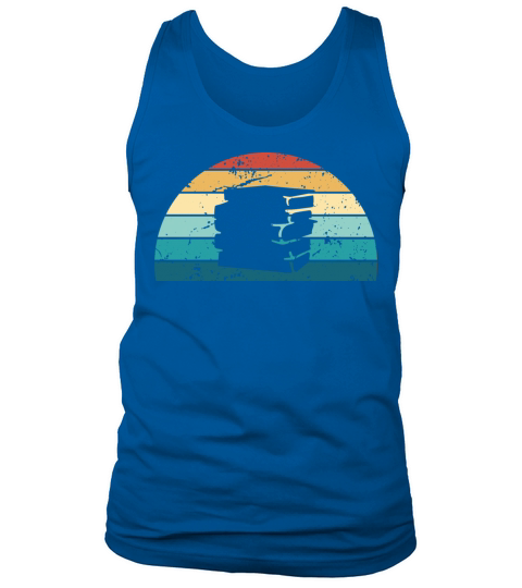 Retro Reading Sunset Vintage Read Sunrise Tank Top Unisex