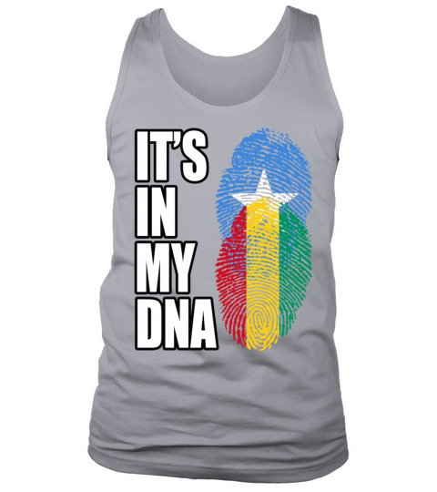 Somali And Guinean Vintage Heritage DNA Flag Tank Top Unisex