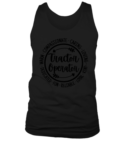 Tractor Operator Vintage Gift Tank Top Unisex