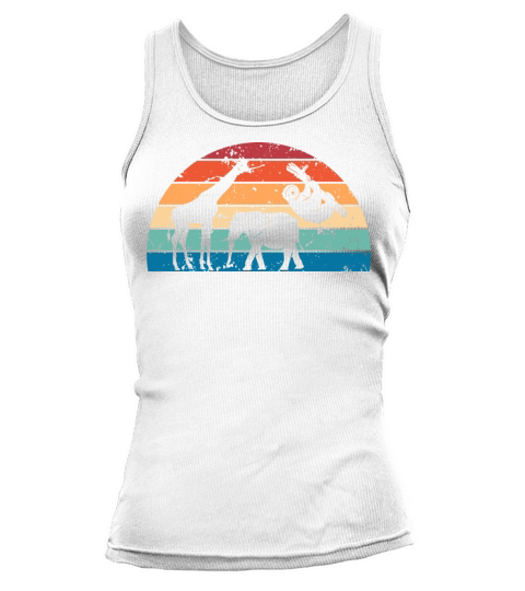 Retro Zoology Sunset Vintage Wildlife Sunrise Tank top Woman