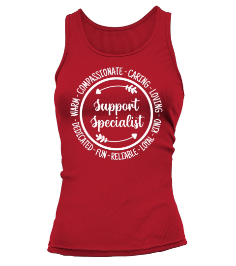 Support Specialist Funny Service Manager Vintage Tank top Woman