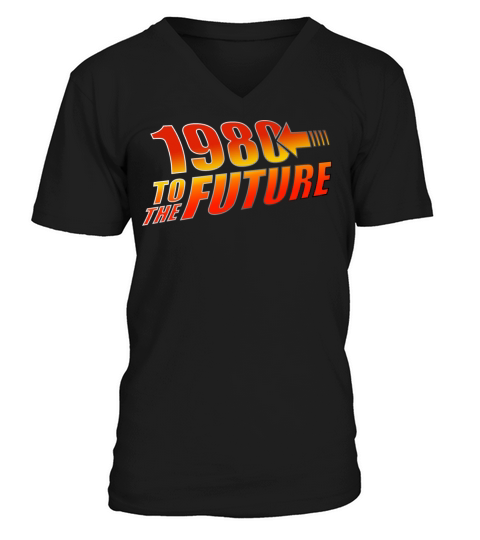 1980 to the future V-Neck T-shirt