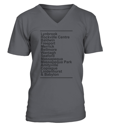 LIRR Babylon Line V-Neck T-shirt