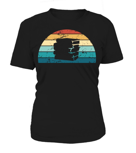 Retro Reading Sunset Vintage Read Sunrise Women's T-Shirt