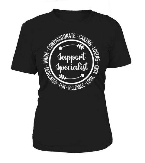 Support Specialist Funny Service Manager Vintage Women's T-Shirt