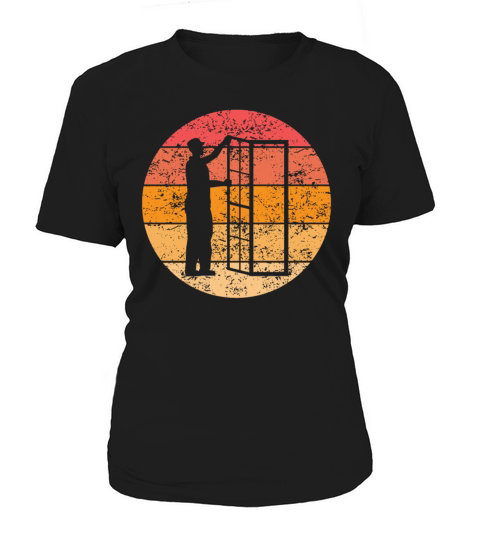 Window Builder Profession Craftsman Retro Gift Women's T-Shirt