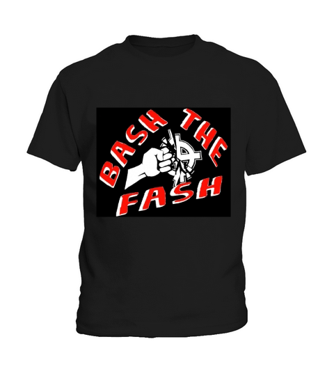 Bash The Fash - black background Shirt Kids T-Shirt