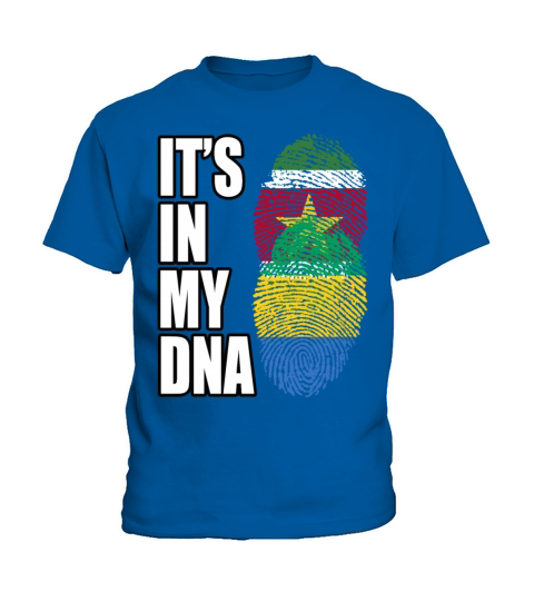 Surinamese And Gabonese Vintage Heritage DNA Flag Kids T-Shirt