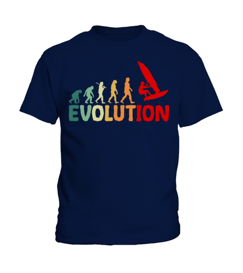 Windsurf Evolution Vintage Kids T-Shirt