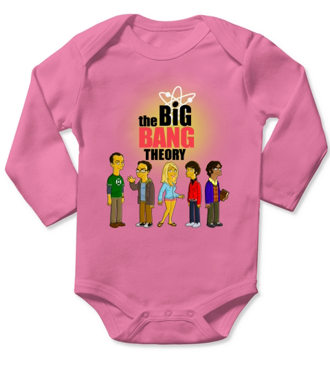 Big Bang Simpsons Long Sleeve Baby One-Piece