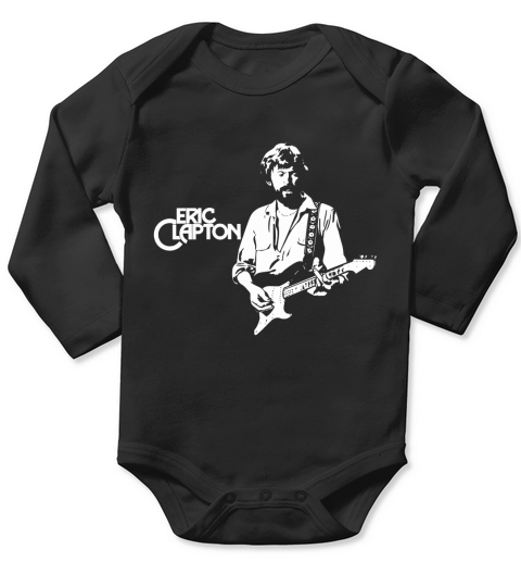 Eric Clapton Guitarist Long Sleeve Baby One-Piece