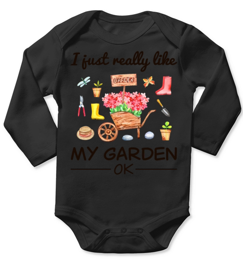 Garden Gardener Hobby Gardener Saying Gift Long Sleeve Baby One-Piece
