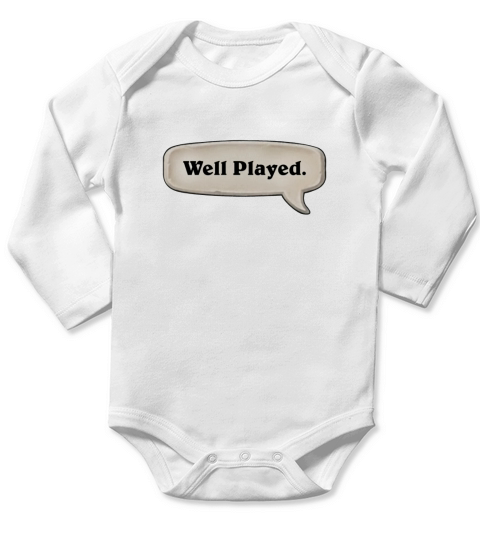 Hearthstone - Well Played Long Sleeve Baby One-Piece