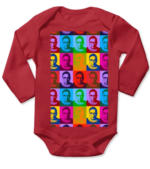 Notorious RBG - May Colors - iPhone 7 Long Sleeve Baby One-Piece