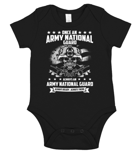 Army National Guard Gift T-Shirt Short Sleeve Baby One-Piece