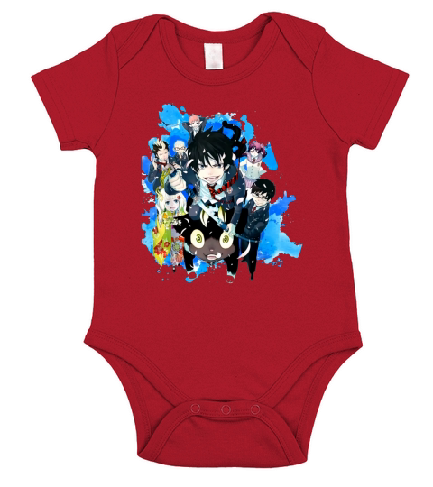 Blue Ao No Anime Exorcist Gift T-Shirt Short Sleeve Baby One-Piece